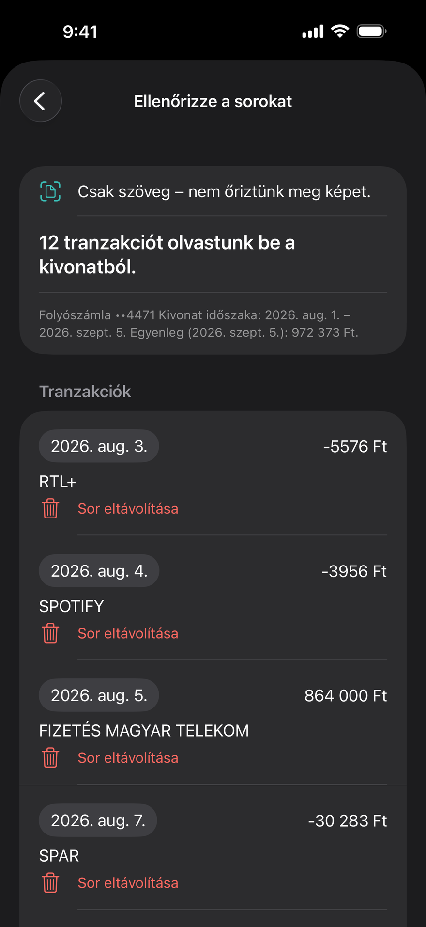 Szkennelje be vagy importálja